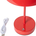 Bordlampe Ladbar Lova Rød