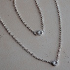 Halsband Knappkorall