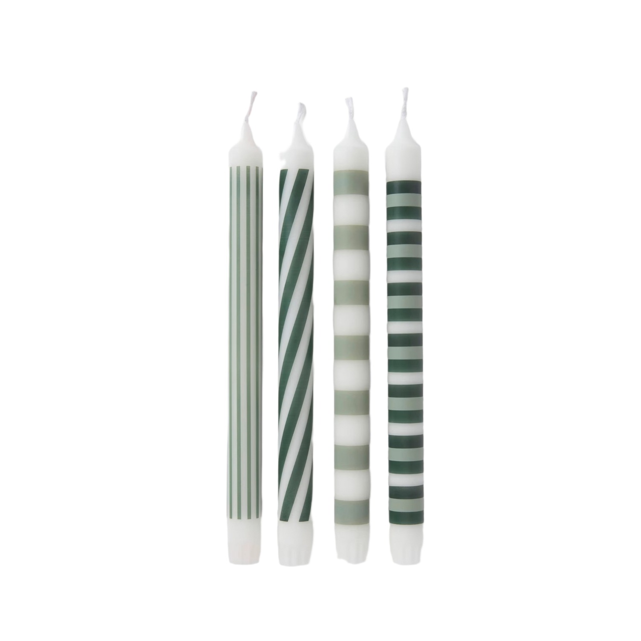 Ljus Randig 4-pack Grön