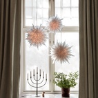Adventsstern Eva Dots Ø 50 cm Schwarz/Weiß