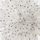 Adventsstern Eva Dots Ø 50 cm Schwarz/Weiß