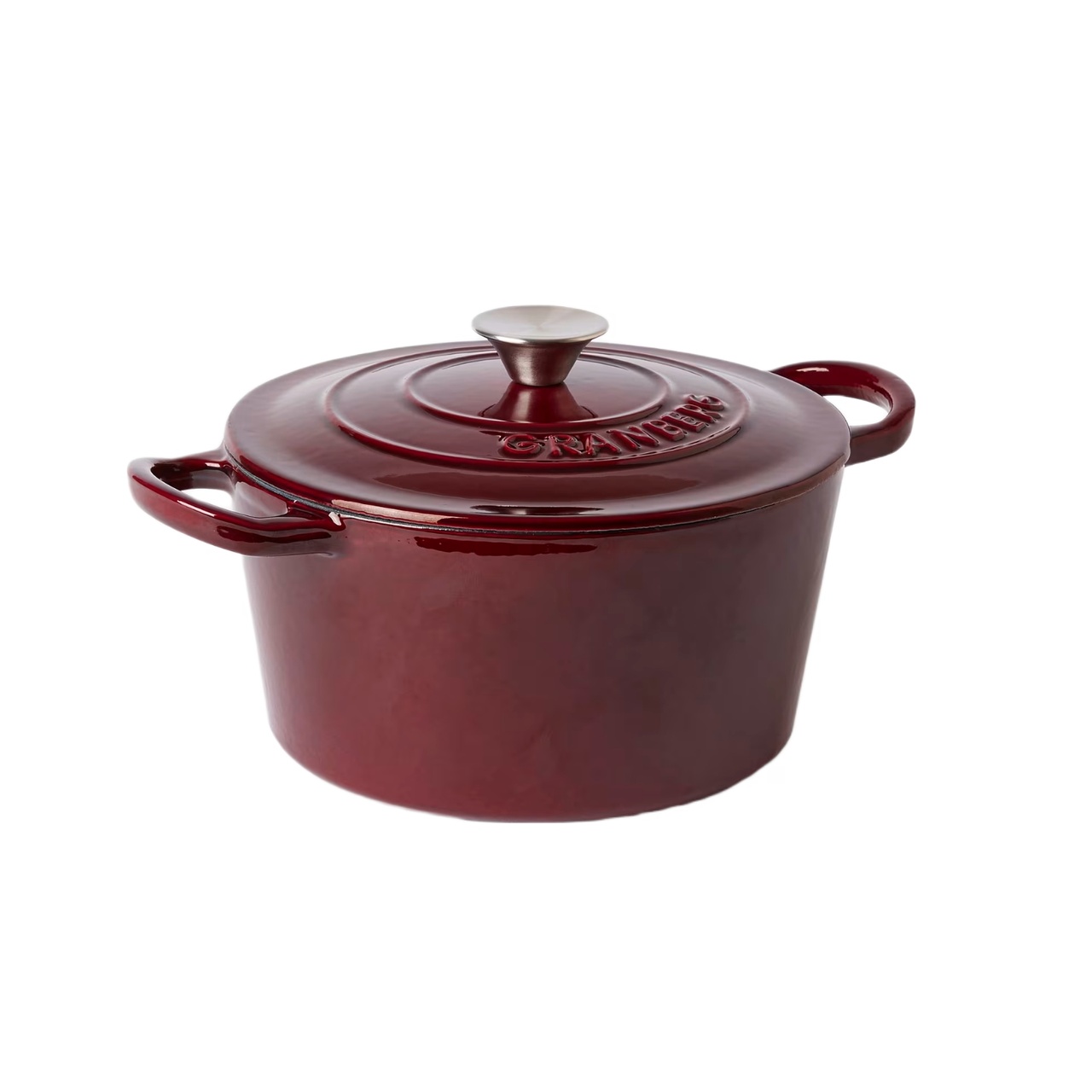 Støpejernsgryte Granberg rund 4L Burgundy