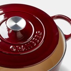 Støpejernsgryte Granberg rund 4L Burgundy