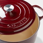 Støpejernsgryte Granberg rund 6,3 l Burgundy