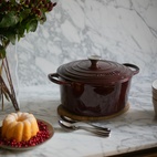 Støpejernsgryte Granberg rund 4L Burgundy
