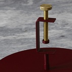 Bricka Clamp Tray L vinröd