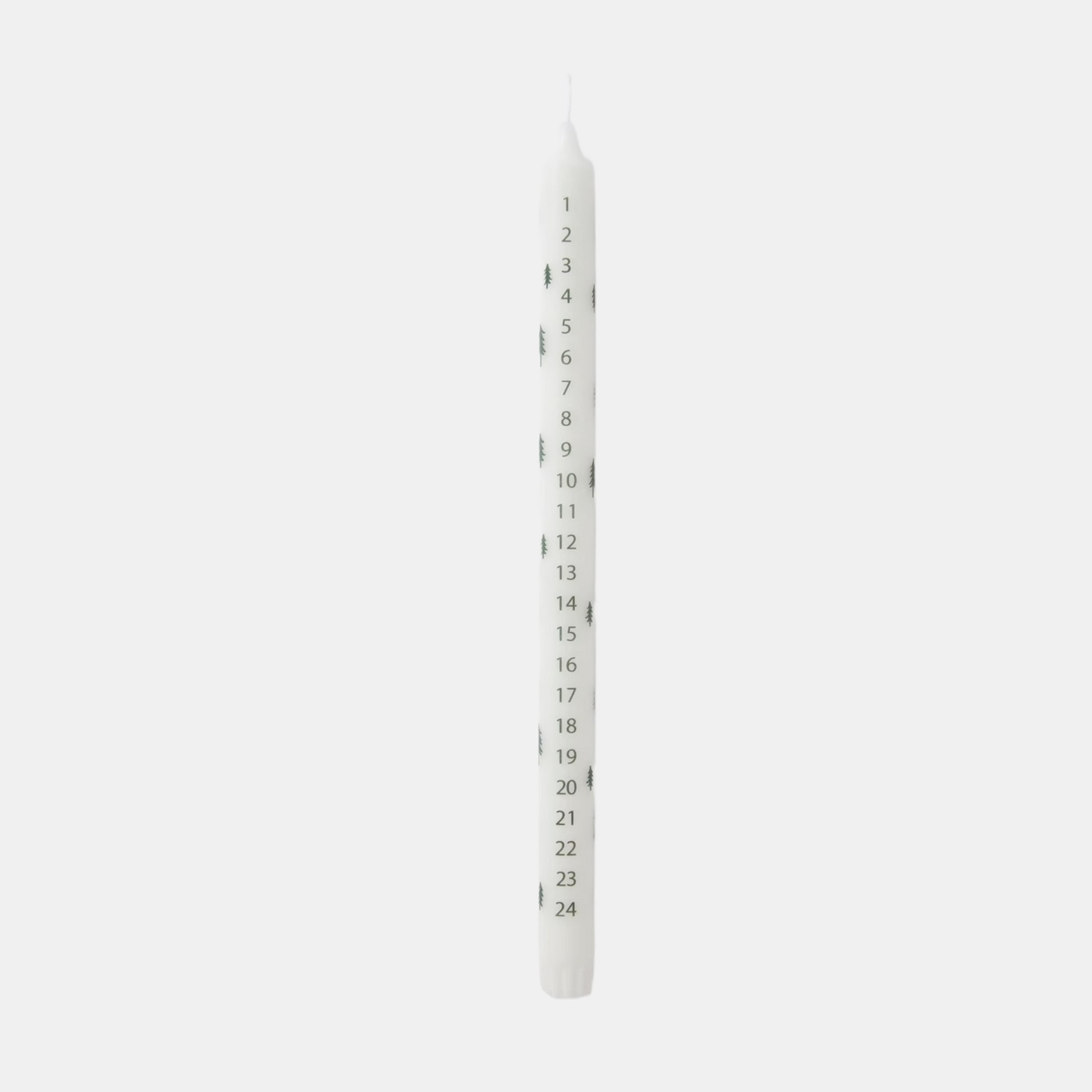 Kalenderljus 34cm Grön