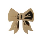 Christmas pendant Star Bow 10x10cm Gold