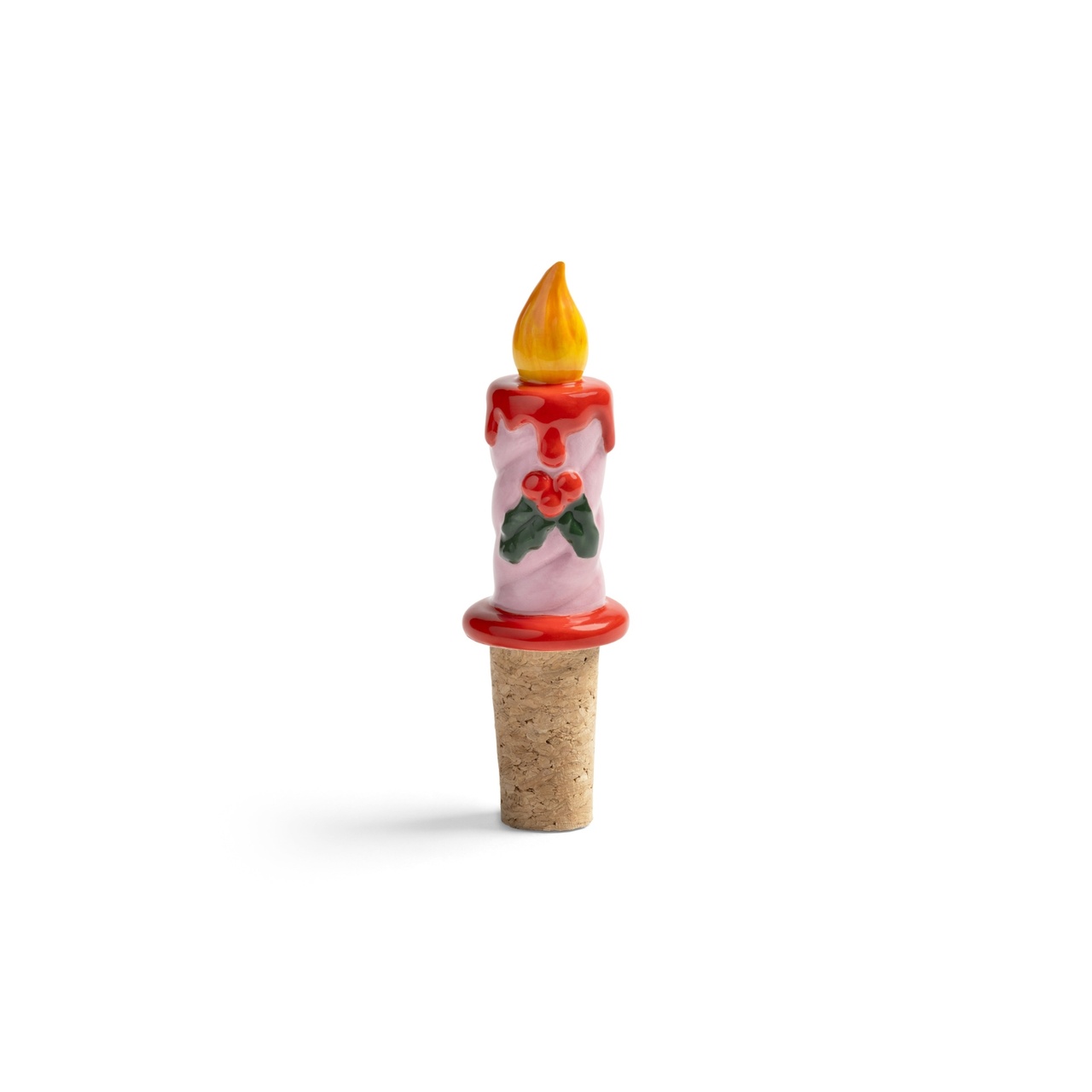 Flaskkork Candle Rosa
