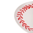 Frokosttallerken Wreath Rød