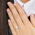 Ring Love Silver 19 mm