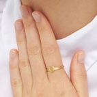 Ring Love Guld 17,5 mm
