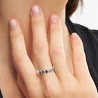 Ring Confetti Silver 18 mm