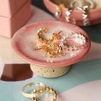 Ring Confetti Silver 18 mm