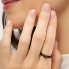 Ring Color top Svart 17,5 mm