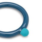 Ring Color top Retro blue 17,5 mm