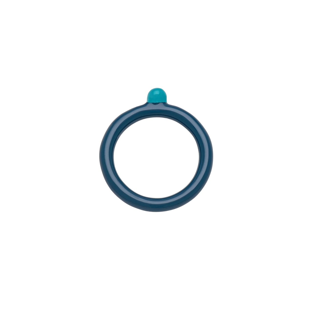 Ring Color top Retro blue 17,5 mm