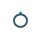 Ring Color top Retro blue 17,5 mm