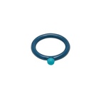 Ring Color top Retro blue 17,5 mm