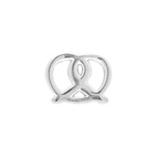 Örhängen Pretzel 1 st silver