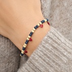 Armbånd Color ball heart multi