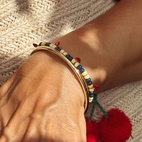 Armbånd Color ball heart multi