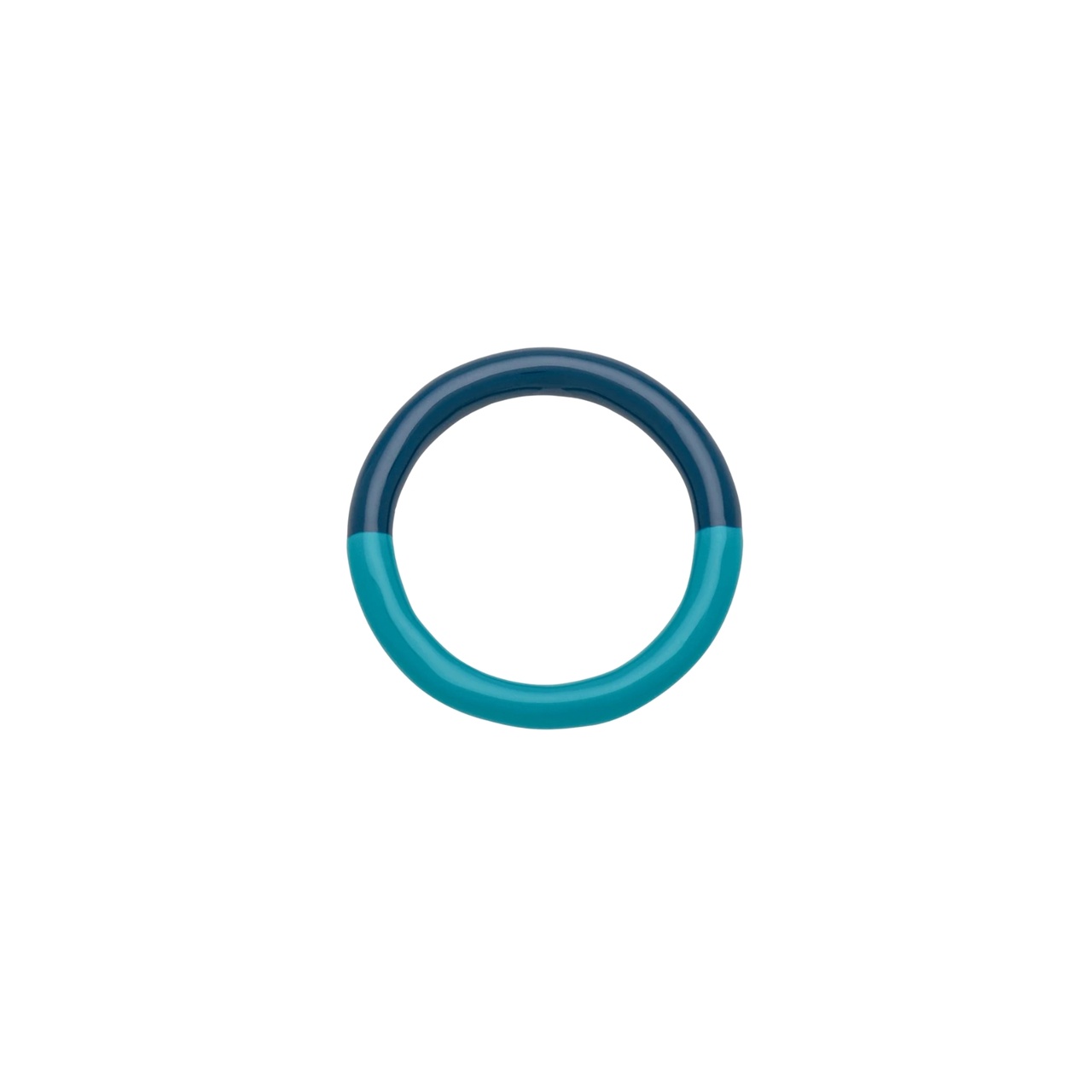 Ring Double color Blue/retro blue 18 mm