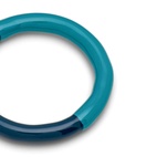 Ring Double color Blue/retro blue 18 mm