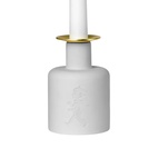 Ljusstake Keramik Ljusgrå
