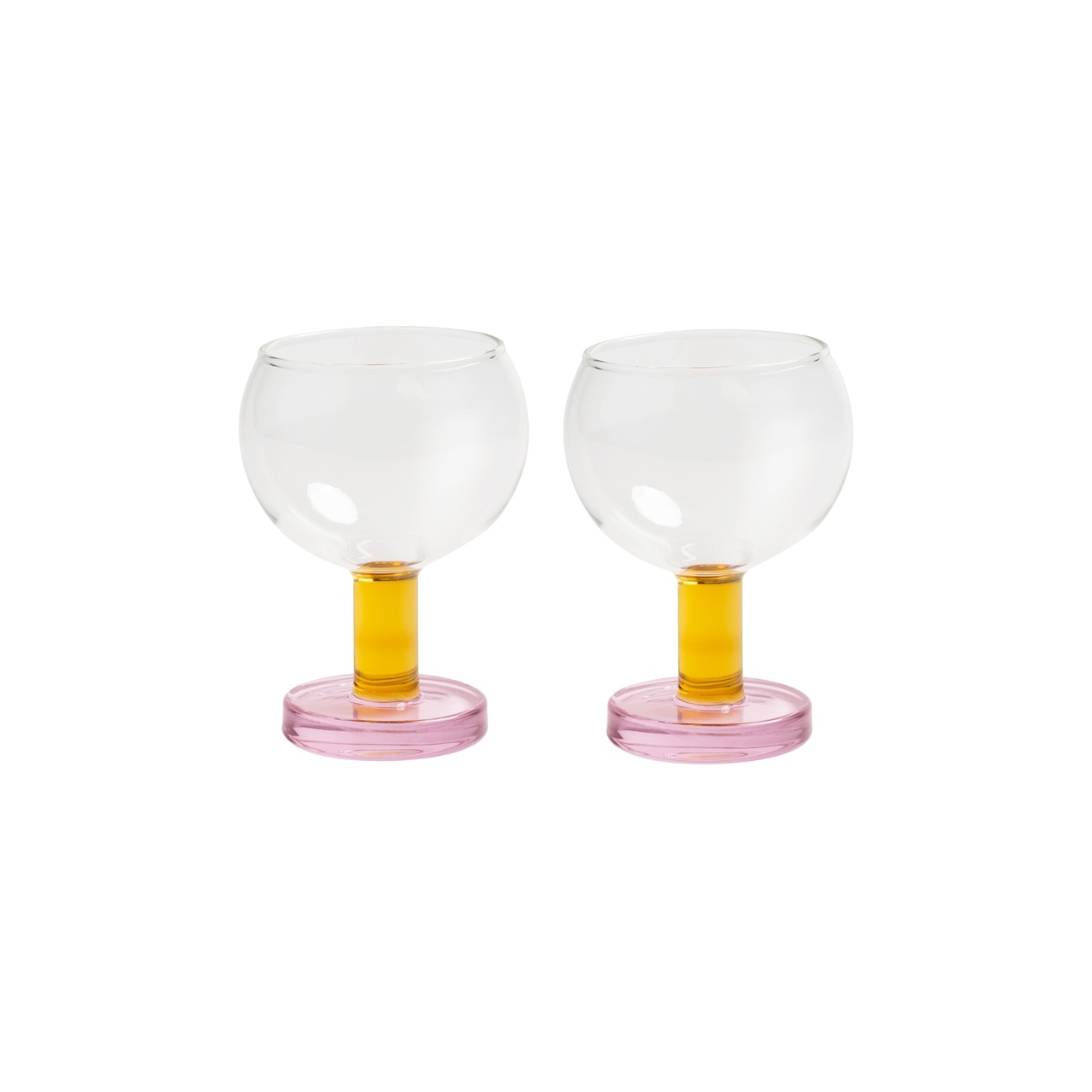 Vinglass Cantine 2-pakning Rosa