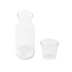 Karaff m glas 0,9 L