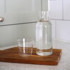 Karaff m glas 0,9 L
