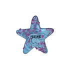 Glassskulptur Star blå