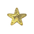 Glassskulptur Star gul