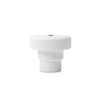 Bordlampe Oppladbar Ripple hvit