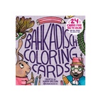 Bok BahKadisch Coloring Cards Lila