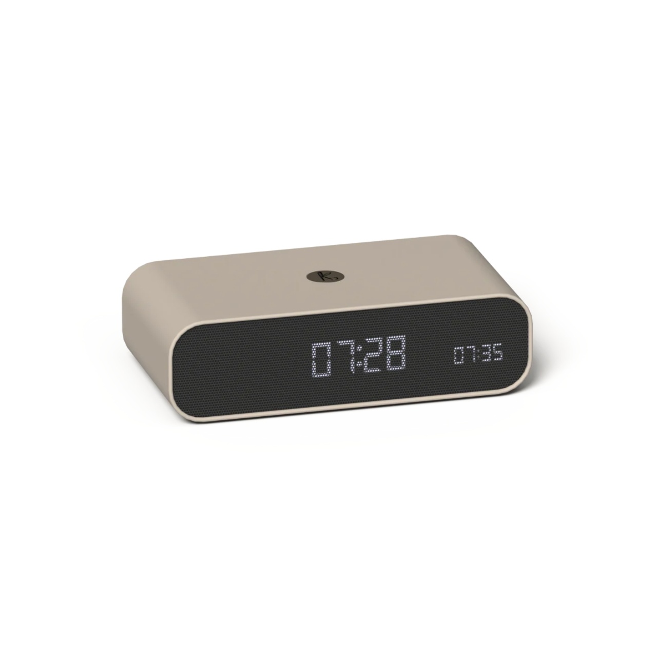 Wakie Wake-Up Light & Qi Alarm Clock, BT Ivory