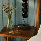Wakie Wake-Up Light & Qi Alarm Clock, BT Black