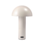 Bordlampe, oppladbar Donna, beige