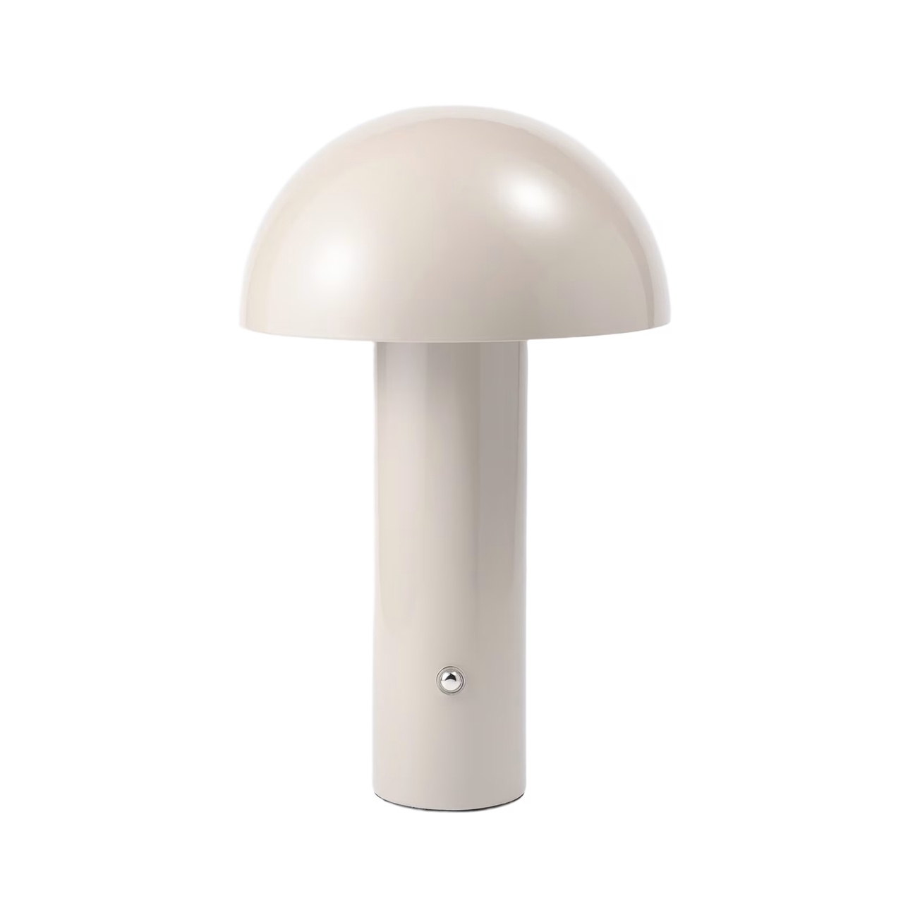 Bordlampe, oppladbar Donna, beige