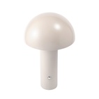 Bordlampe, oppladbar Donna, beige