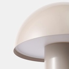 Bordlampe, oppladbar Donna, beige