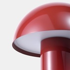 Rechargeable Donna Table Lamp, Burgundy