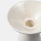 Laura S Off-white Candle Holder
