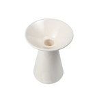 Laura S Off-white Candle Holder