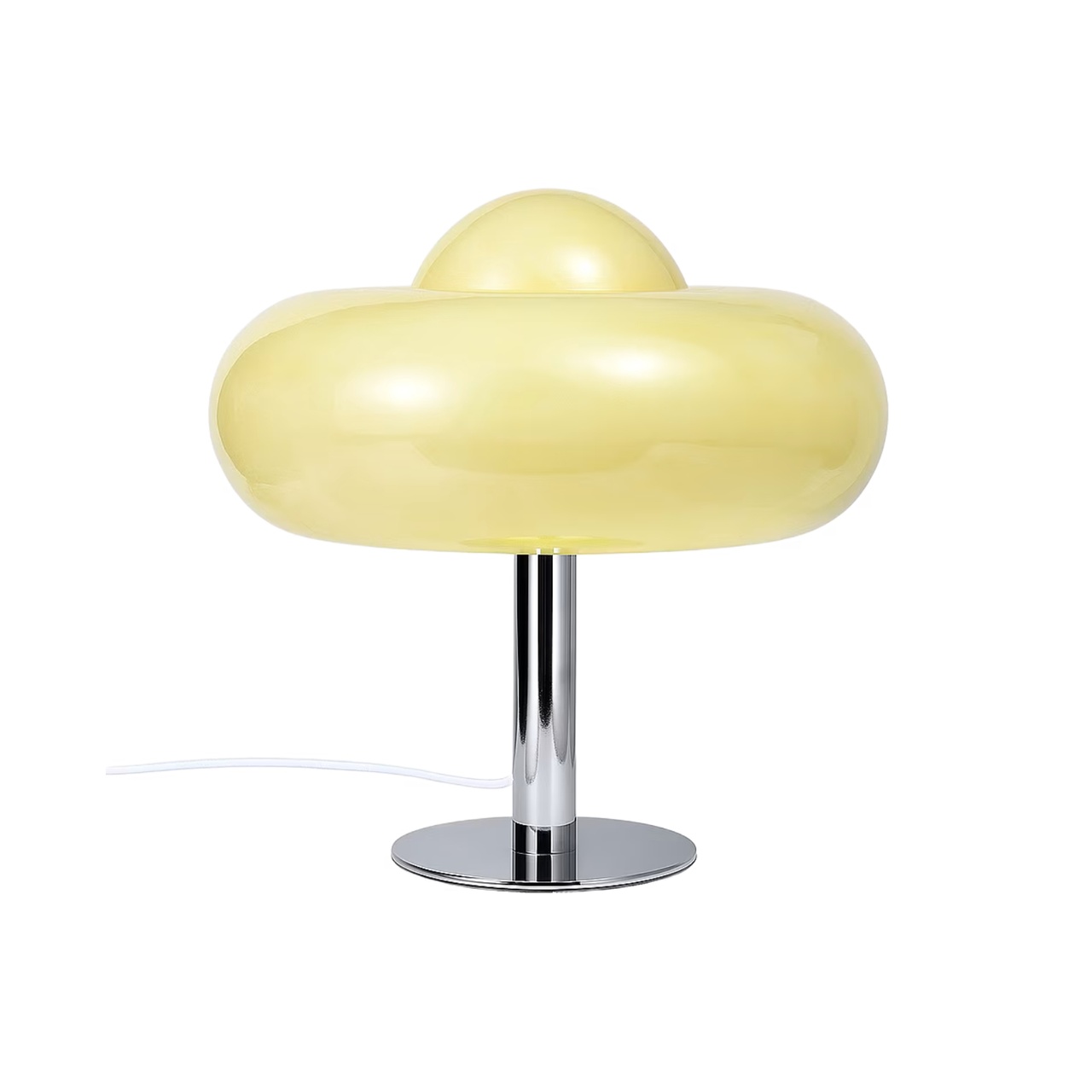 Bordlampe Bubbles 25 cm lysgul