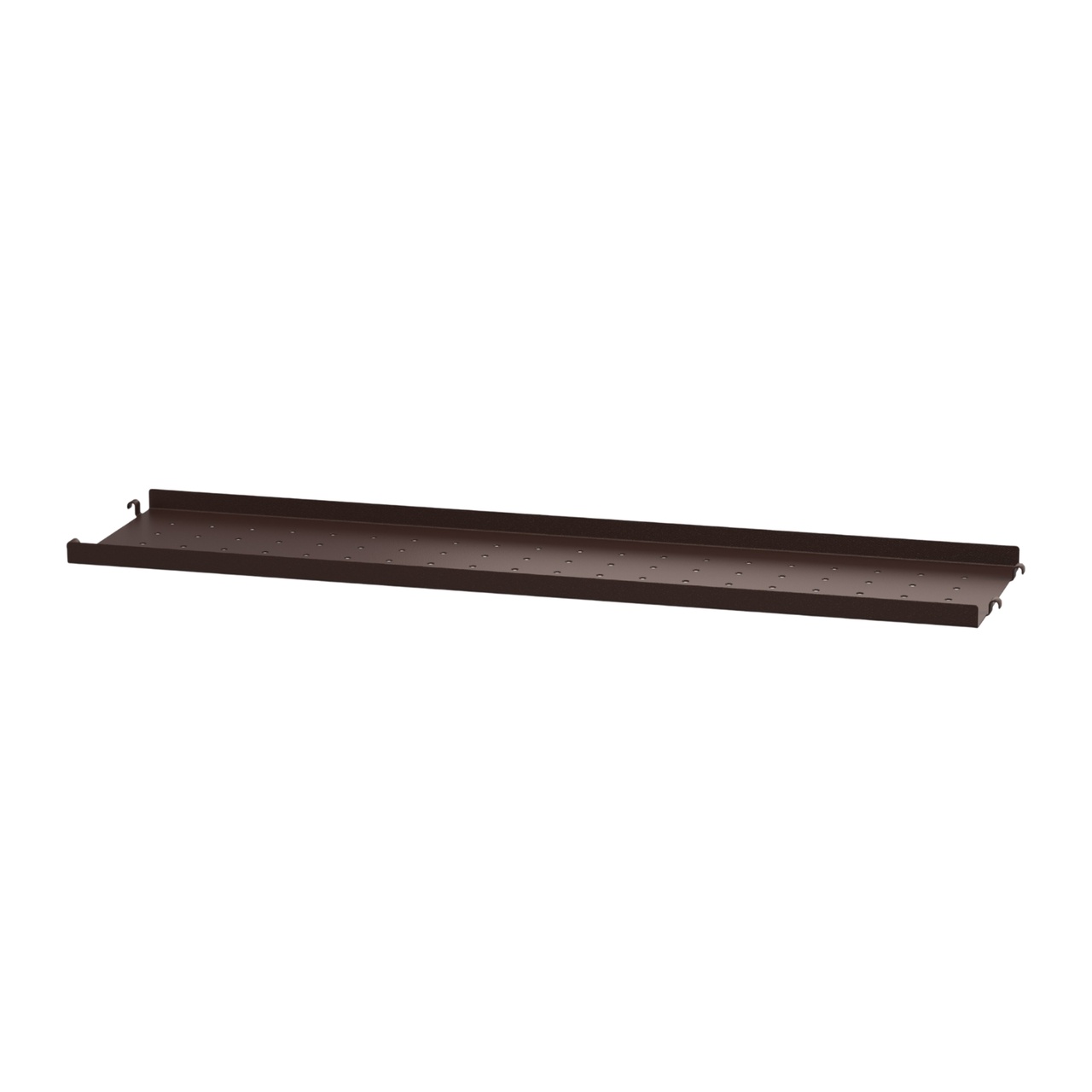Metallhyllplan Låg 78x20 Mörkbrun