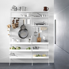 Metallhyllplan Hög 58x30 Mörkbrun