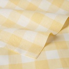Wipeable Gingham Tablecloth 145x220 Yellow
