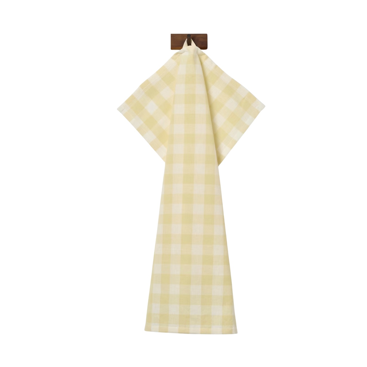 Kjøkkenhåndkle Gingham Gul